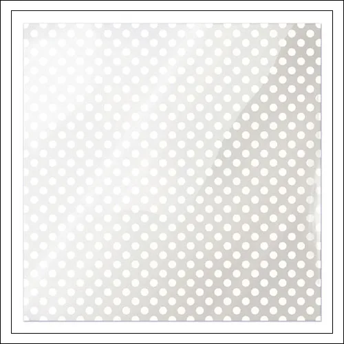 We R Memory Keepers Acetate Sheet Cleary Bold White Dot Clearly Bold Collection