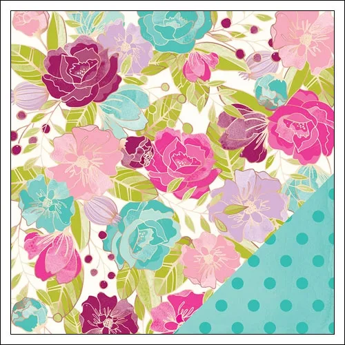 American Crafts Paper Sheet Hello Beautiful Serendipity Collection by Dear Lizzy