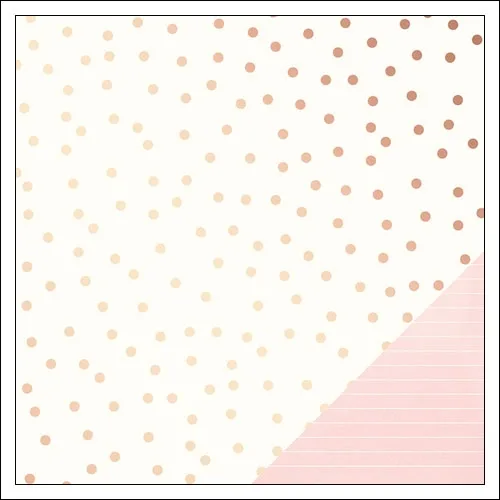 American Crafts Paper Sheet Very Vanilla Serendipity Collection by Dear Lizzy