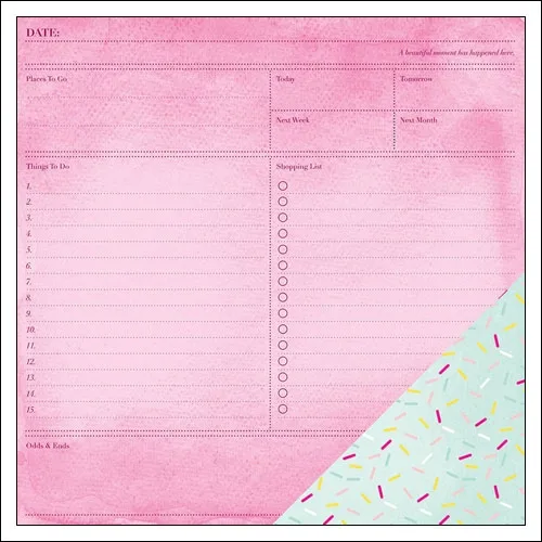 American Crafts Paper Sheet Sprinkle Serendipity Collection by Dear Lizzy