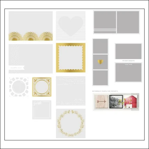 Crate Paper Photo Overlays Open Book Collection