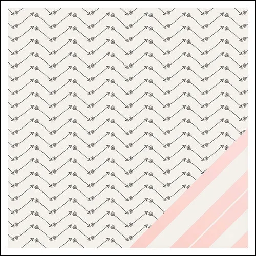 Crate Paper Paper Sheet Darling Kiss Kiss Collection