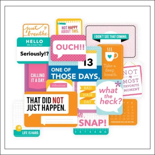 American Crafts Project Life Themed Cards Perfectly Imperfect by Becky Higgins