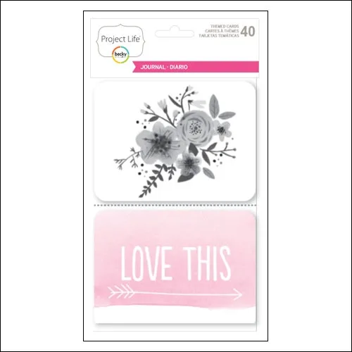 American Crafts Project Life Themed Cards Journal by Becky Higgins