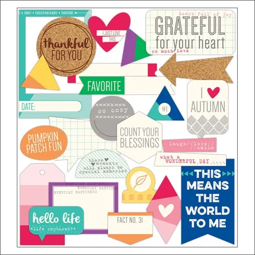 Elles Studio Bits and Pieces Sycamore Collection