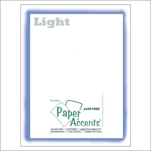 Paper Accents Vellum Sheet Light White