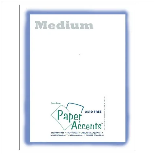 Paper Accents Vellum Sheet Medium White