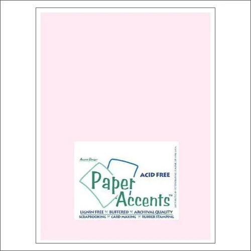Paper Accents Vellum Sheet Light Pink