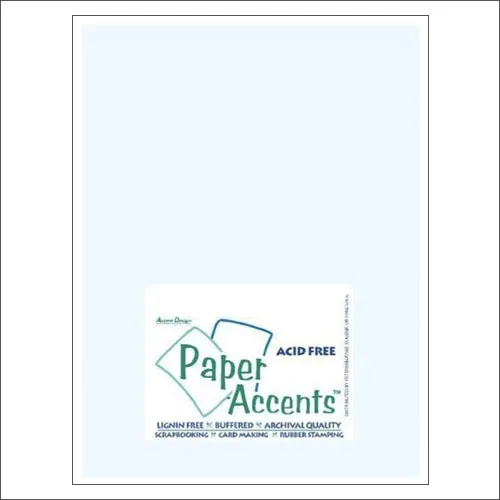 Paper Accents Vellum Sheet Light Blue