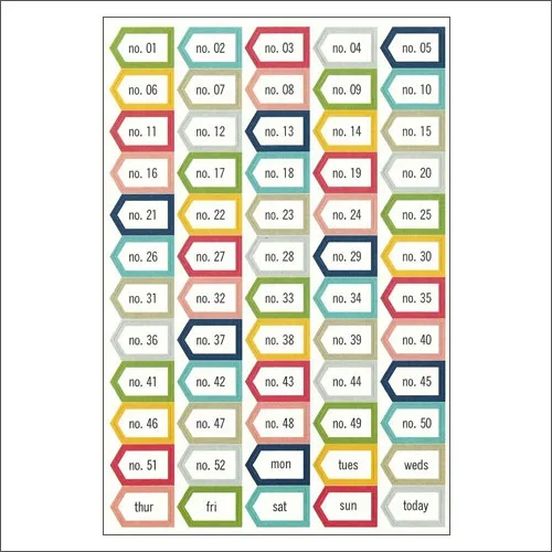 Simple Stories Label Sticker Sheet Snap Life Documented Collection