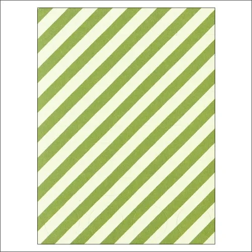 Simple Stories Basic Washi Paper Tape 3x4 inch Sheet Green Diagonal Stripes Dots Snap Life Documented Collection