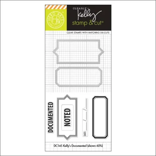 Hero Arts Kellys Documented Stamp and Cut Clearly Kelly Collection by Kelly Purkey
