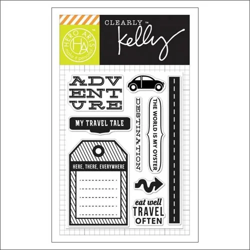Hero Arts Kellys Destination Clear Stamps Clearly Kelly Collection by Kelly Purkey