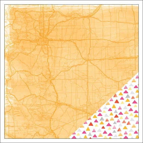 American Crafts Paper Sheet Rachel Rise and Shine Collection by Amy Tangerine