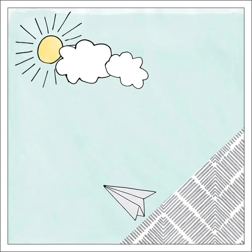 American Crafts Paper Sheet Olivia Rise and Shine Collection by Amy Tangerine
