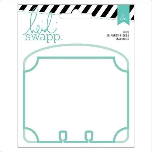 Heidi Swapp Memorydex Dividers Oval Cutting Dies Wanderlust Collection