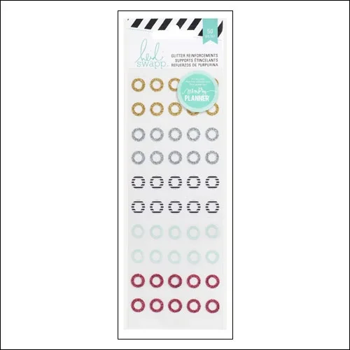 Heidi Swapp Glitter Reinforcement Stickers Hello Beautiful Memory Planner Collection