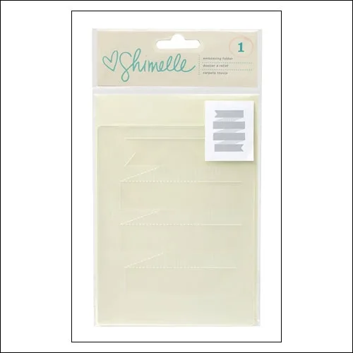 American Crafts Embossing Folder Shimelle True Stories Collection