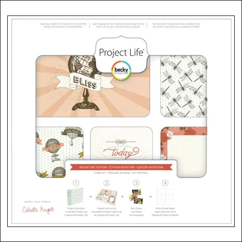 American Crafts Project Life 3x4 inches Core Kit Cards Set Adventure Edition Collection by Celeste Knight