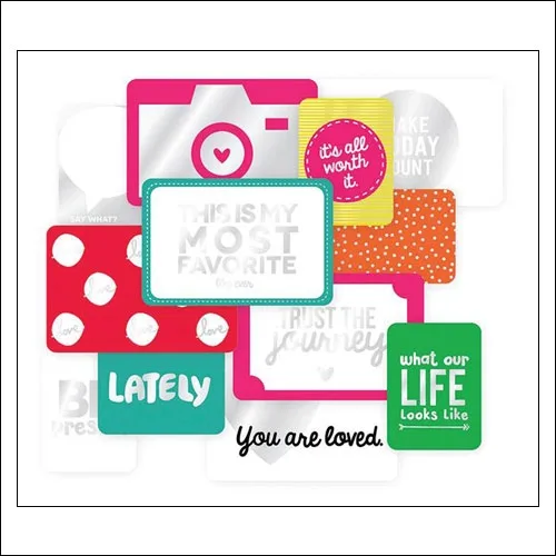 American Crafts Project Life Specialty Cards Confetti Collection by Kristina Proffitt