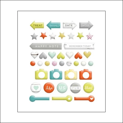 Evalicious Puffy Stickers Life's Sweet V2