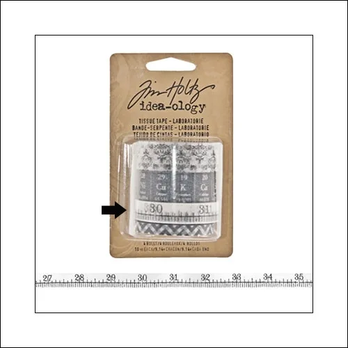 Idea-ology Tissue Tape Roll Laboratories Measuring Tape by Tim Holtz
