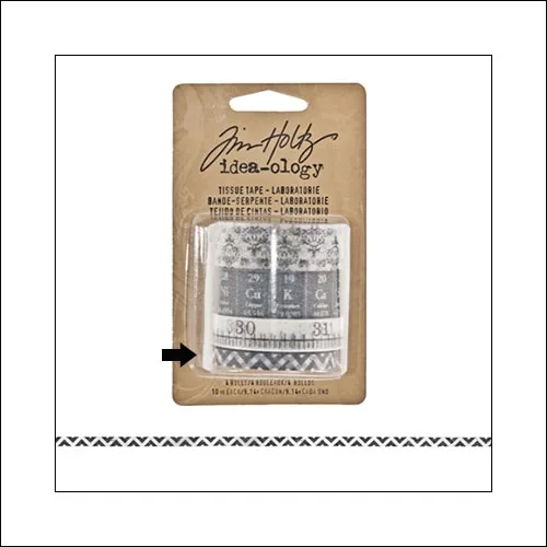 Advantus Idea-ology Tissue Tape Roll Laboratories ZigZag by Tim Holtz