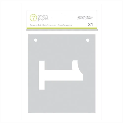 Studio Calico Acetate/Transparent Journaling Cards 4 x 4 inches Seven Paper Amelia Collection