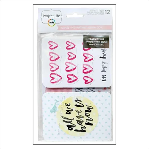 American Crafts Project Life Specialty Cards Inspire Collection by Vanessa Perry