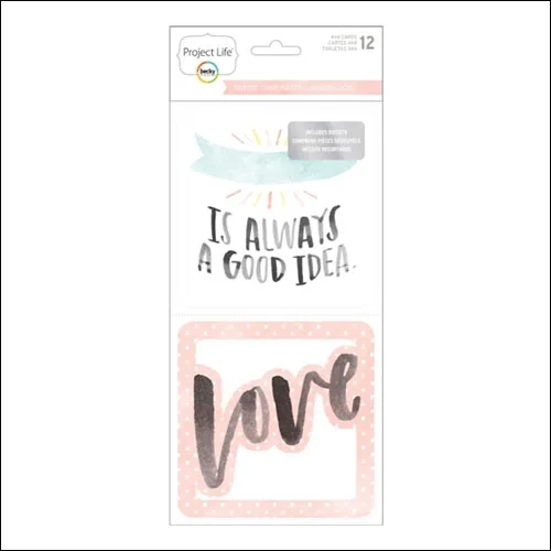 American Crafts Project Life 4×4 inches Cards Inspire Collection by Vanessa Perry