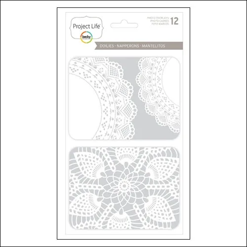 American Crafts Project Life Photo Overlays Doilies by Becky Higgins
