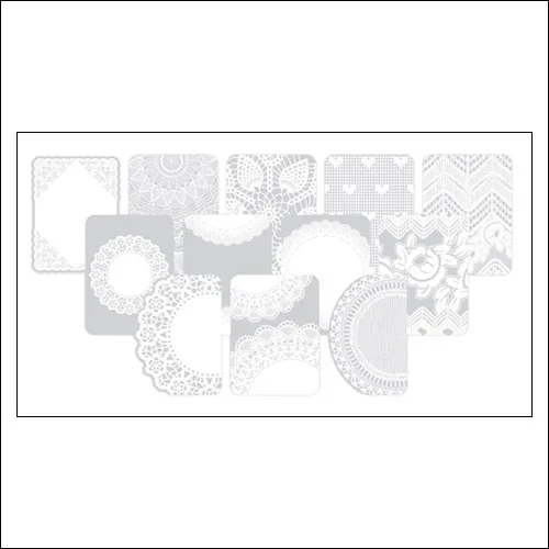 American Crafts Project Life Photo Overlays Doilies by Becky Higgins