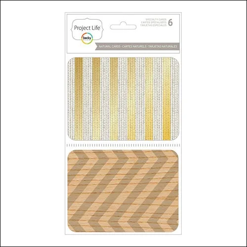 American Crafts Project Life Specialty Cards Natural Cards by Becky Higgins