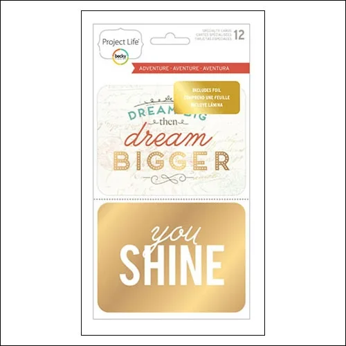 American Crafts Project Life Specialty Cards Adventure Collection by Celeste Knight