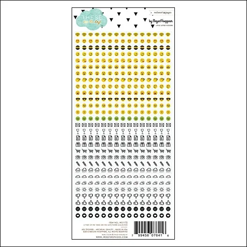 Websters Pages Days Little Faces and Images Cardstock Stickers These Are The Days Collection by Megan Hoeppner