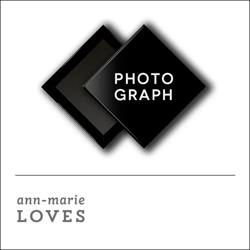 Scrapbook and More 1 inch Diamond Flair Badge Button Black Photograph by Ann-Marie Loves