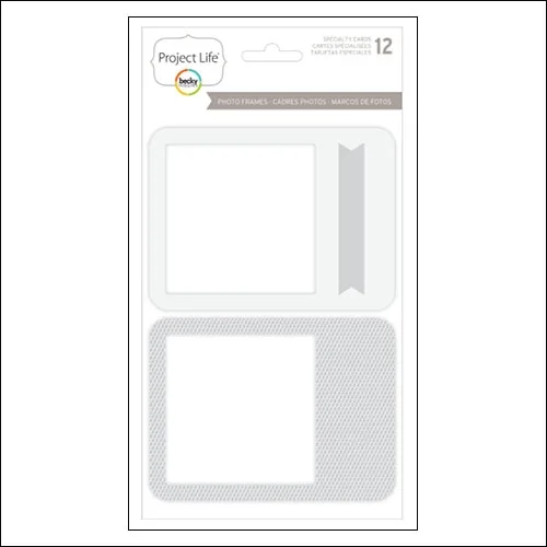 American Crafts Project Life Specialty Cards Photo Frames