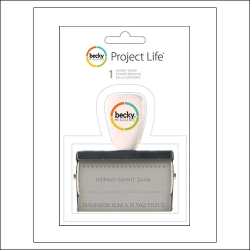 American Crafts Project Life Rotary Roller Phrase Stamp by Becky Higgins