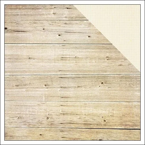 Simple Stories Paper Sheet Simple Basics White Wood and Grid Summer Vibes Collection