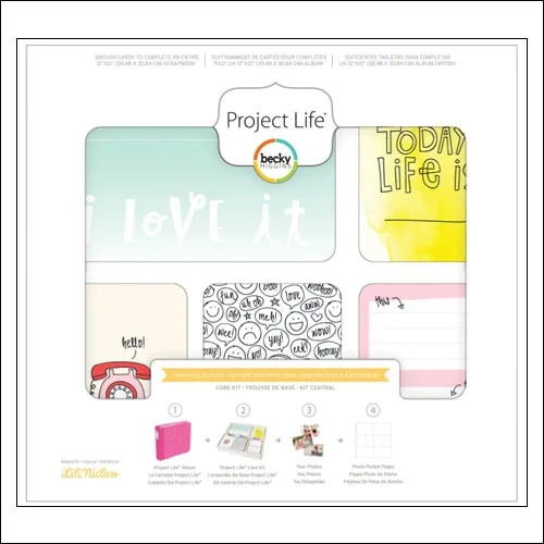 American Crafts Project Life 3×4 inches Core Kit Cards Set High Five Edition Collection by Lili Niclass