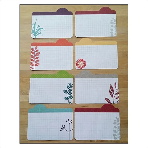 American Crafts Project Life 4×6 inches Bi-Fold Journaling Cards