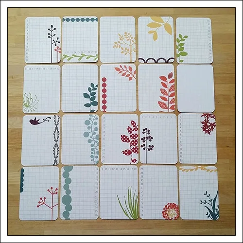 American Crafts Project Life 3×4 inches Grid Journaling Cards