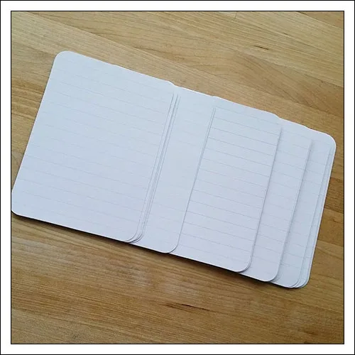 American Crafts Project Life 3x4 inches Journaling Cards Clementine Edition