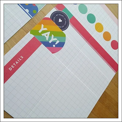 American Crafts Project Life 4x6 inches Core Kit Bi-Fold Cards Set Strawberry Edition Collection by Emily Ley