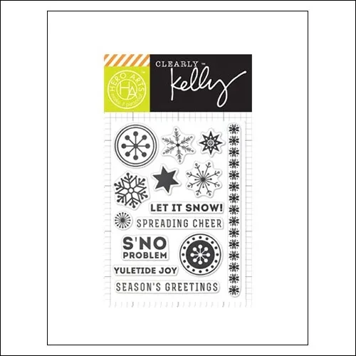 Hero Arts Kellys Sno Problem Clear Stamps Clearly Kelly Collection by Kelly Purkey