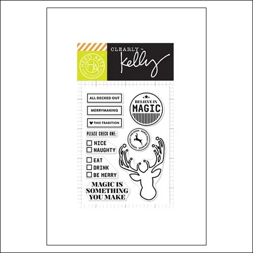 Hero Arts Kellys All Decked Out Clear Stamps Clearly Kelly Collection by Kelly Purkey