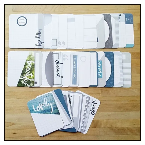 American Crafts Project Life 3×4 inches Core Kit Cards Set Picturesque Edition Collection by Heidi Swapp