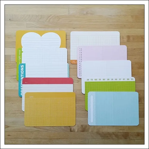 Project Life Core Kit Bi-Fold Cards 4x6 inches Kiwi Edition by Lili Niclass