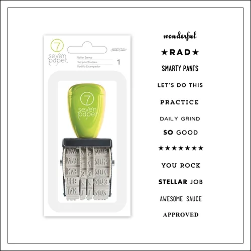 Studio Calico Roller Phrase Stamp Darcy Collection