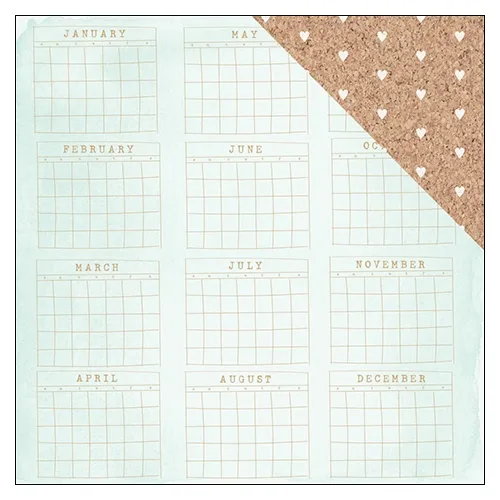 American Crafts Paper Sheet New Day Documentary Collection by Dear Lizzy
